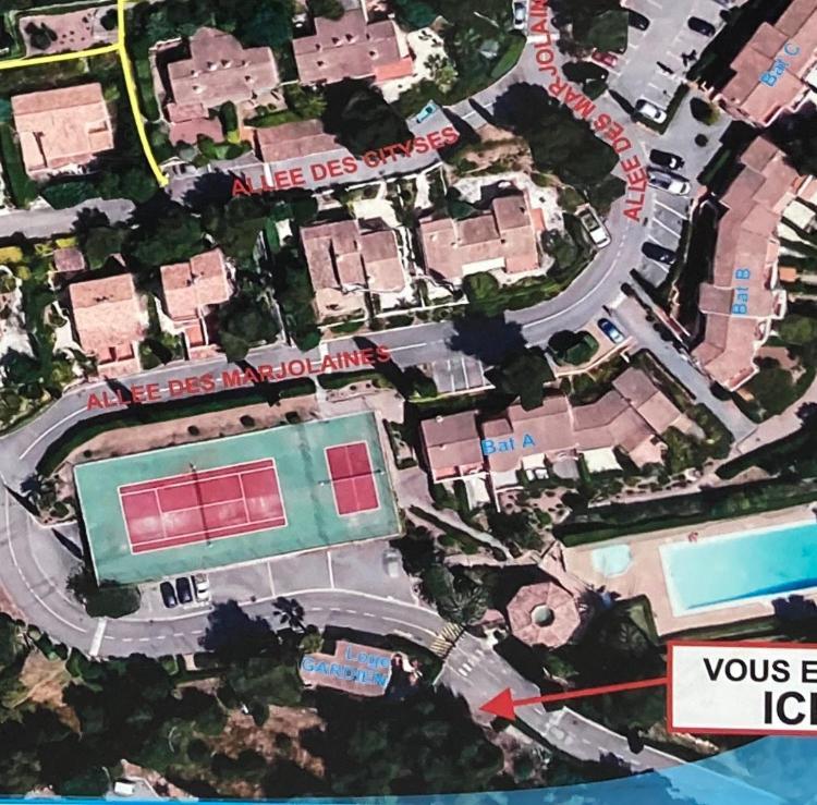 10 A 12 Pers Famille Amateurs Randonnee Boulouris Panorama Saint Raphael Tennis Piscine Partage Ngoại thất bức ảnh