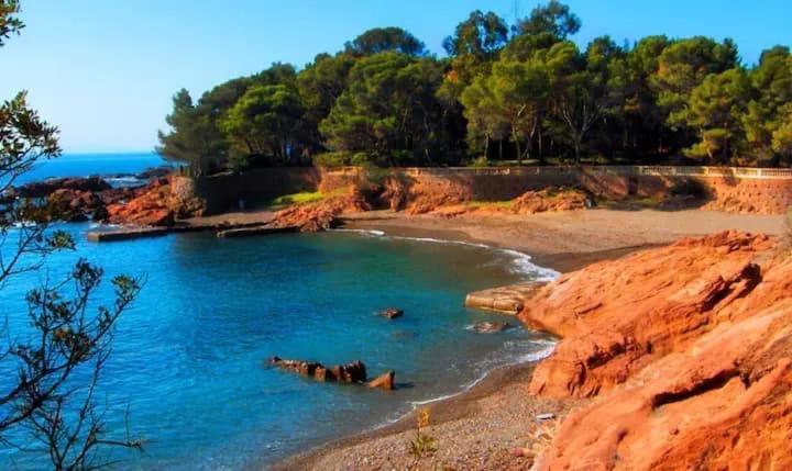 10 A 12 Pers Famille Amateurs Randonnee Boulouris Panorama Saint Raphael Tennis Piscine Partage Ngoại thất bức ảnh